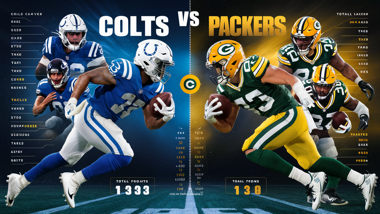 colts vs packers match player stats​