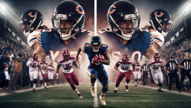 chicago bears vs washington commanders match player stats