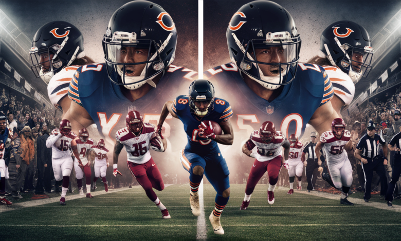 chicago bears vs washington commanders match player stats